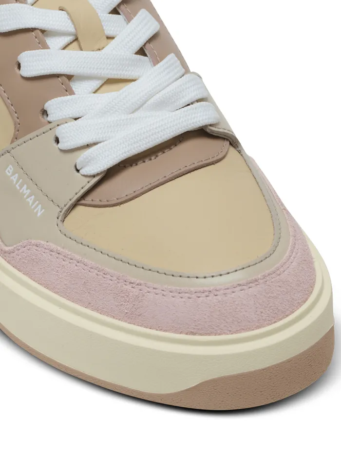 BCourt Flip Trainers In Calfskin Pink Women Balmain Sneakers