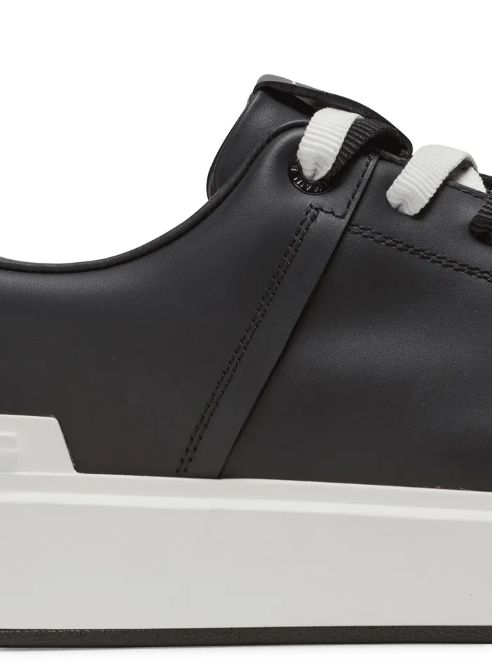 BCourt Smooth Leather Sneakers Black Men Balmain Sneakers