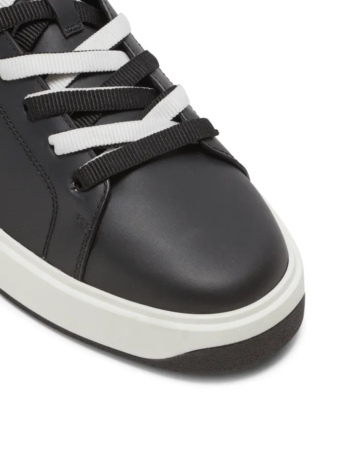 BCourt Smooth Leather Sneakers Black Men Balmain Sneakers