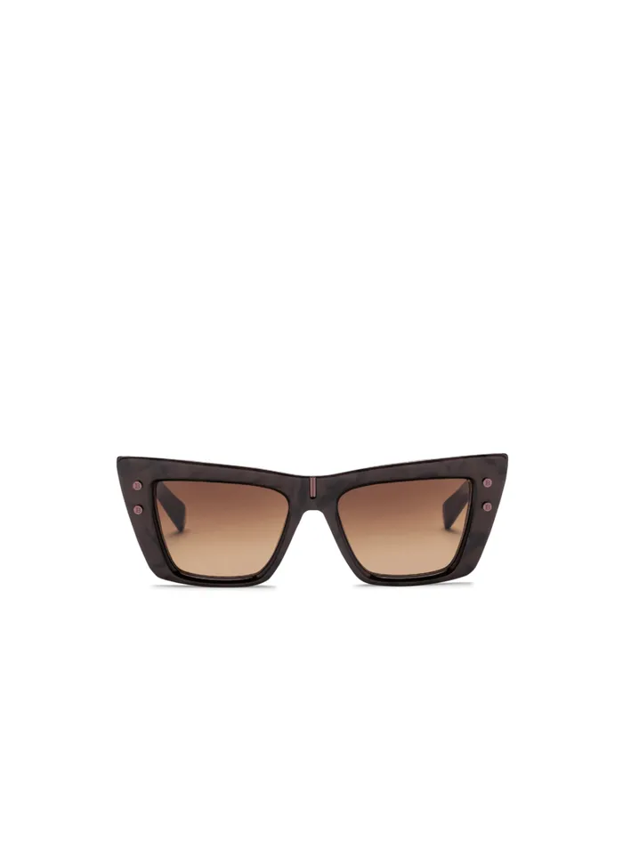 BEye Sunglasses Brown WomenMen Balmain Eyewear