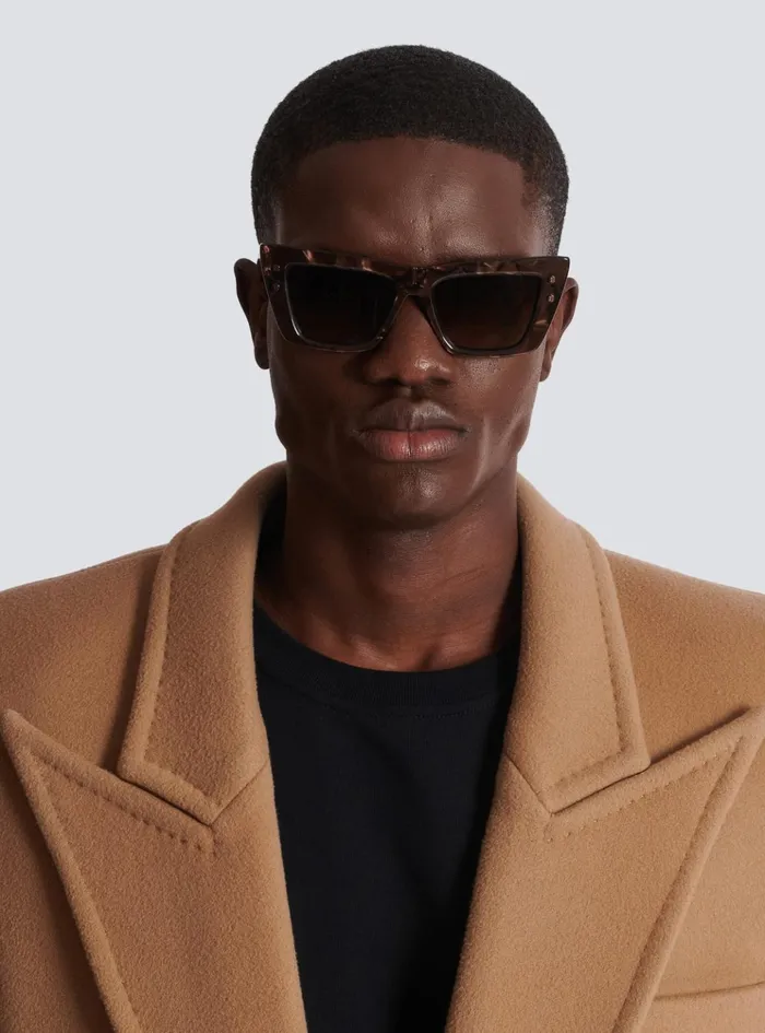 BEye Sunglasses Brown WomenMen Balmain Eyewear