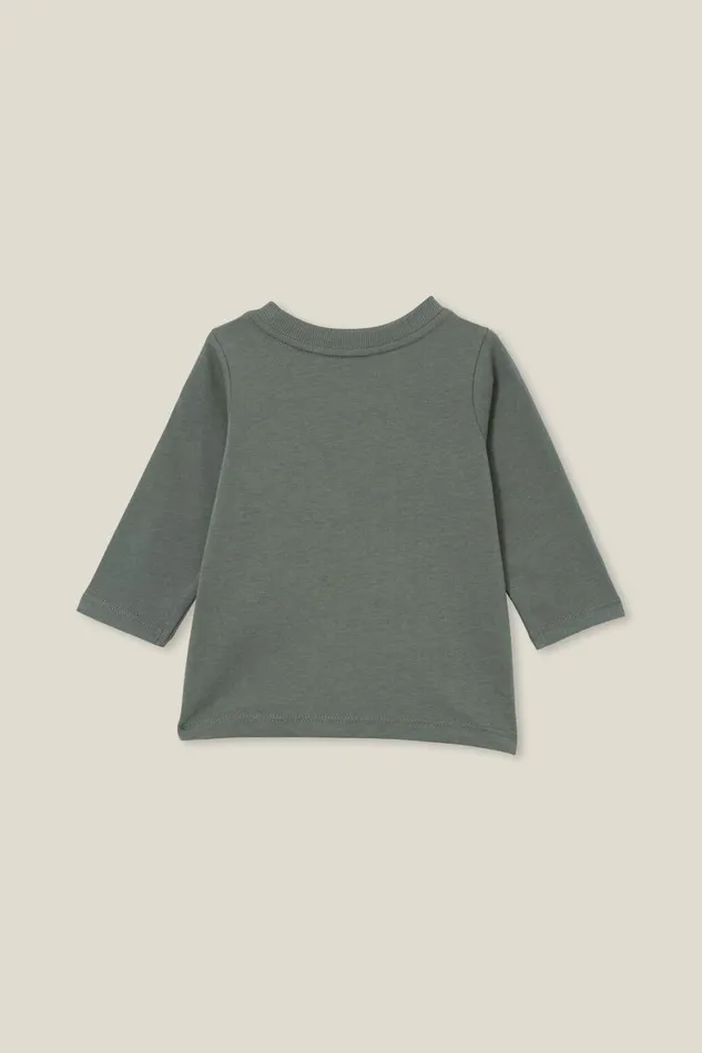 Baby Tops Jackets and Sweaters Cotton On Jamie Long Sleeve Tee Swag Greenwilderness Camp