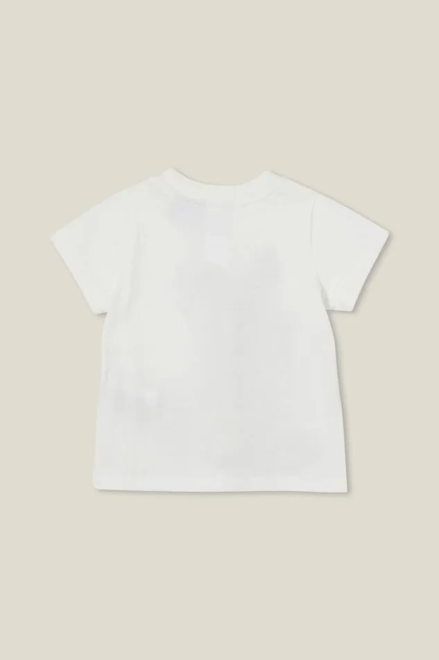 Baby Tops Jackets and Sweaters Cotton On Jamie Short Sleeve TeeLicense Lcn Dis Vanillaoversized Thumper