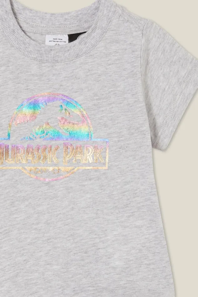 Baby Tops Jackets and Sweaters Cotton On Jamie Short Sleeve TeeLicense Lcn Uni Cloud Marlejurassic Park