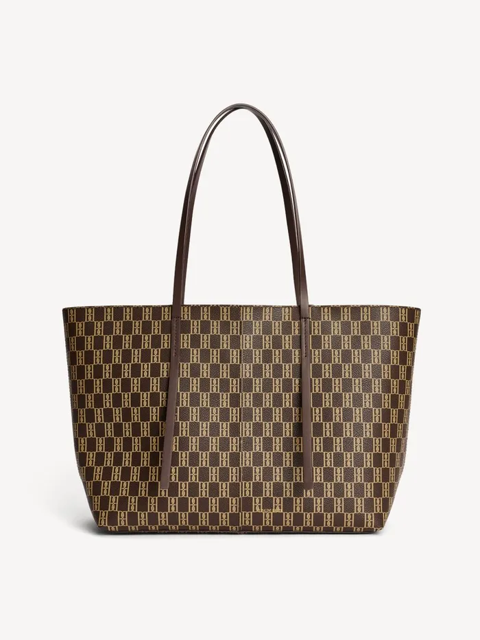 Bags Women By Malene Birger Abigail Monogram Tote Bag Shale