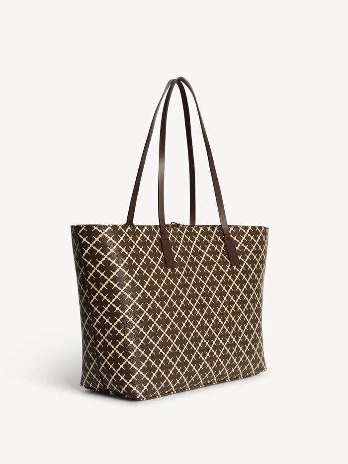 Bags Women By Malene Birger Abigail Printed Tote Bag Warm Brown Bags Women By Malene Birger Abigail Printed Tote Bag Warm Brown