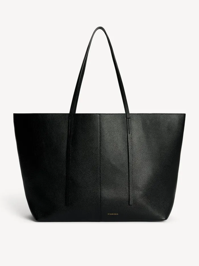 Bags Women By Malene Birger Abilla Leather Tote Black