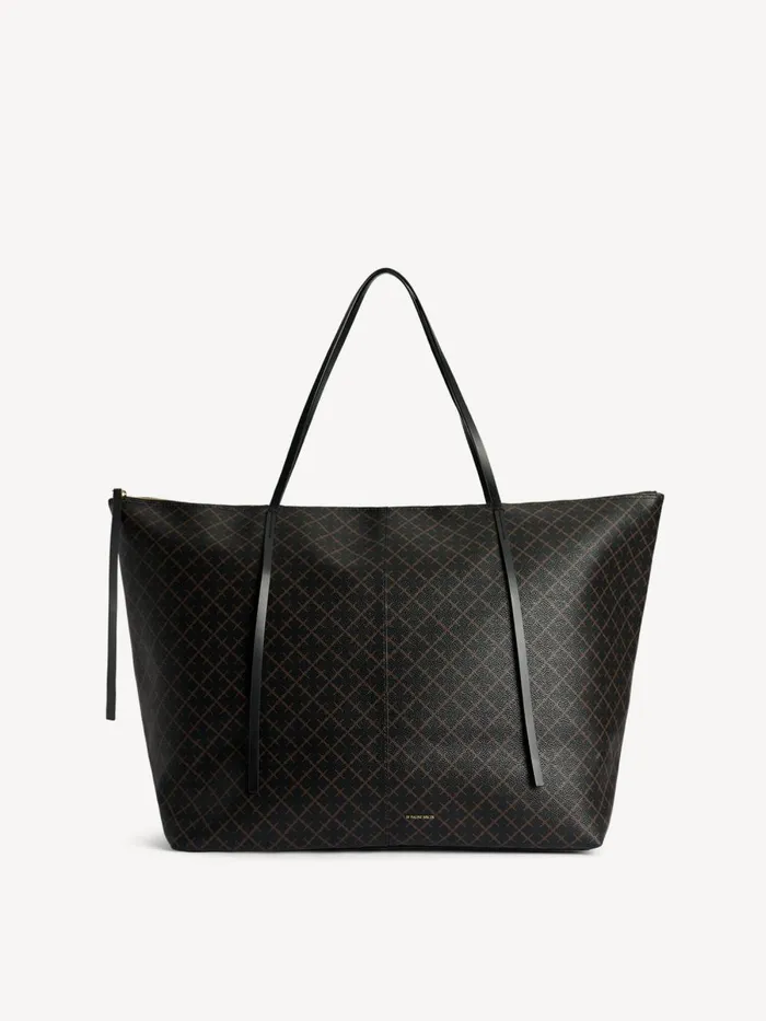 Bags Women By Malene Birger Leesa Tote Bag Dark Chokolate