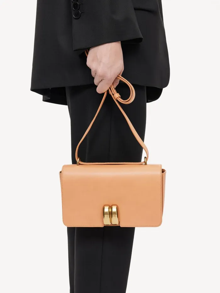 Bags Women By Malene Birger Noval Leather Shoulder Bag Tan Bags Women By Malene Birger Noval Leather Shoulder Bag Tan