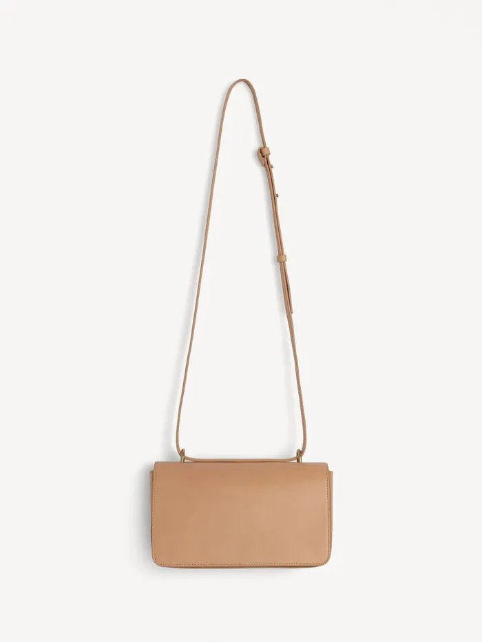 Bags Women By Malene Birger Noval Leather Shoulder Bag Tan Bags Women By Malene Birger Noval Leather Shoulder Bag Tan