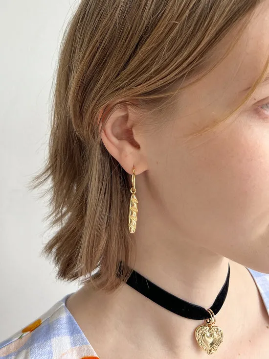 Baguette Hoops Gold Jewelry Lisa Says Gah Women