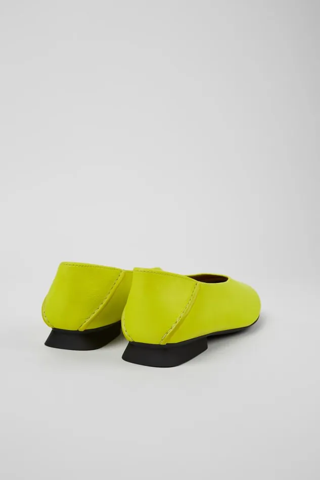 Ballerinas Women Camper Casi Myra Yellow Leather Ballerinas