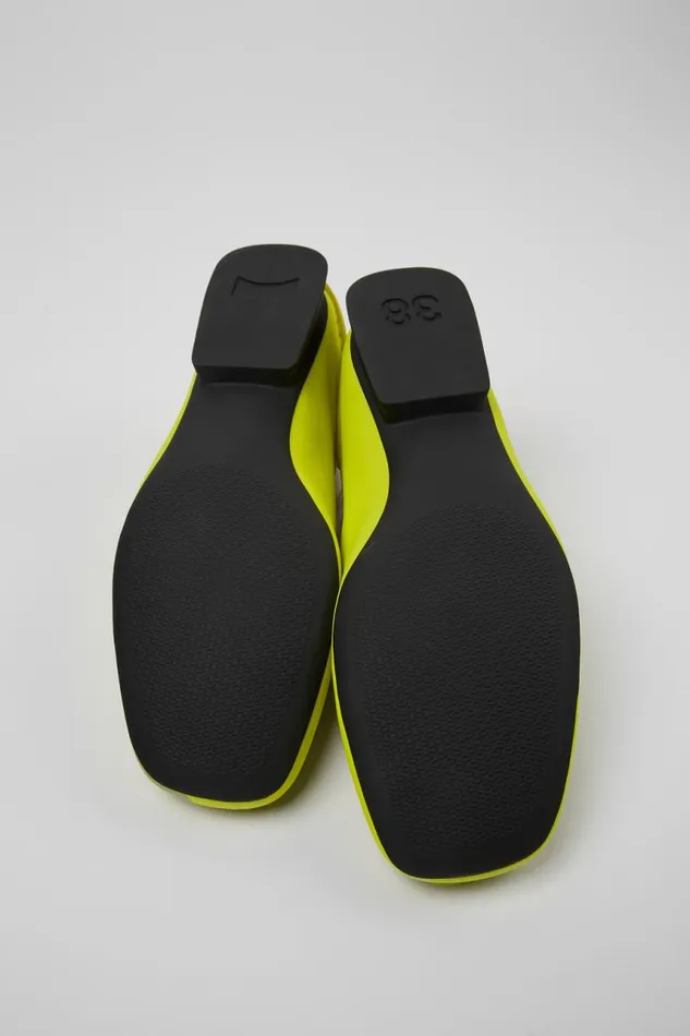Ballerinas Women Camper Casi Myra Yellow Leather Ballerinas