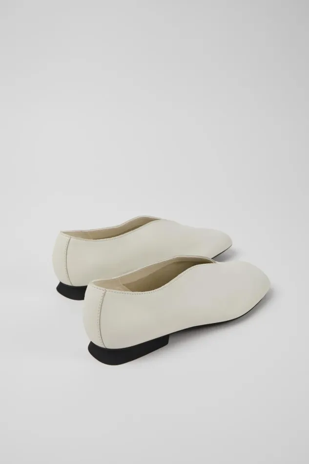 Ballerinas Women Camper Path White Leather Shoes Ballerinas Women Camper Path White Leather Shoes