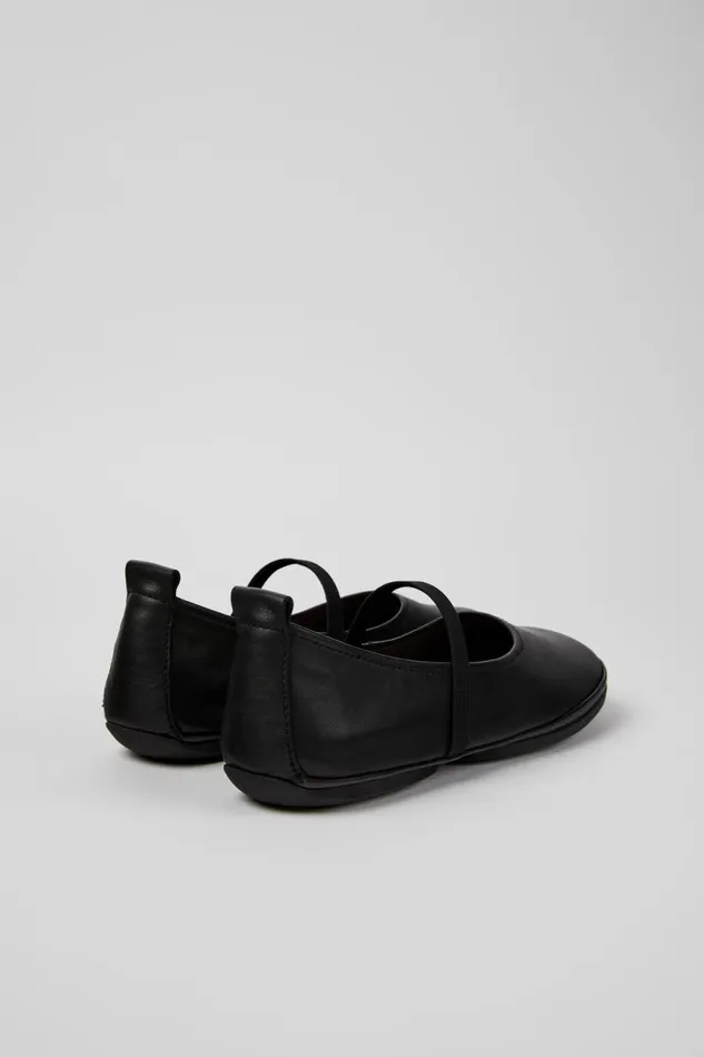 Ballerinas Women Camper Right Black Leather Shoe