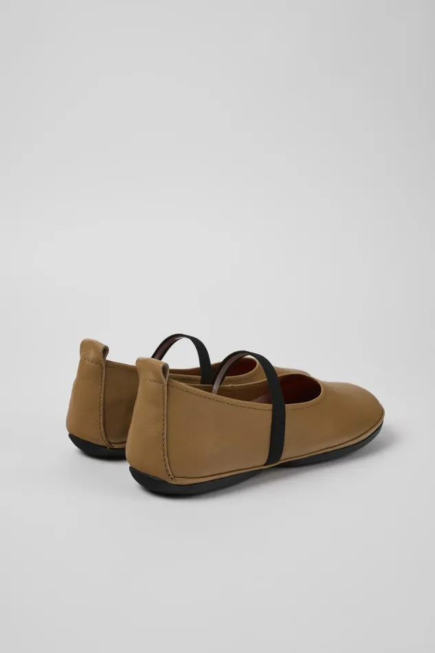 Ballerinas Women Camper Right Brown Leather Mary Jane Ballerinas Women Camper Right Brown Leather Mary Jane