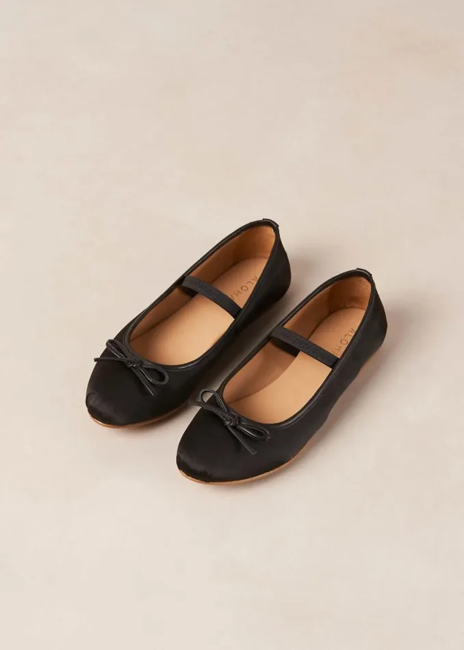 Ballet Flats Women ALOHAS Odette Black Ballet Flats