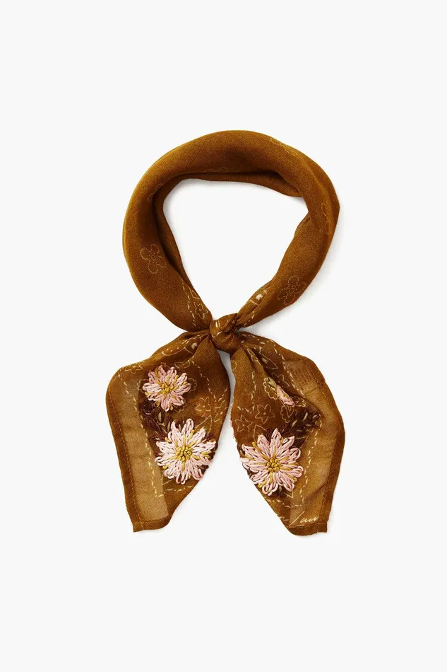 Bandana Tapenade Embroidered Floral Women Chan Luu Bandanas