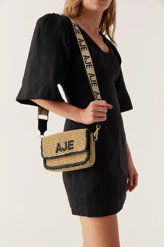 Bay Logo Crossbody Naturalblack Women Aje Handbags 038 Wallets