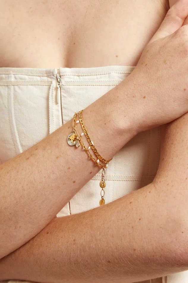 Beacon Charm Bracelet Gold Mix Women Chan Luu Bracelets