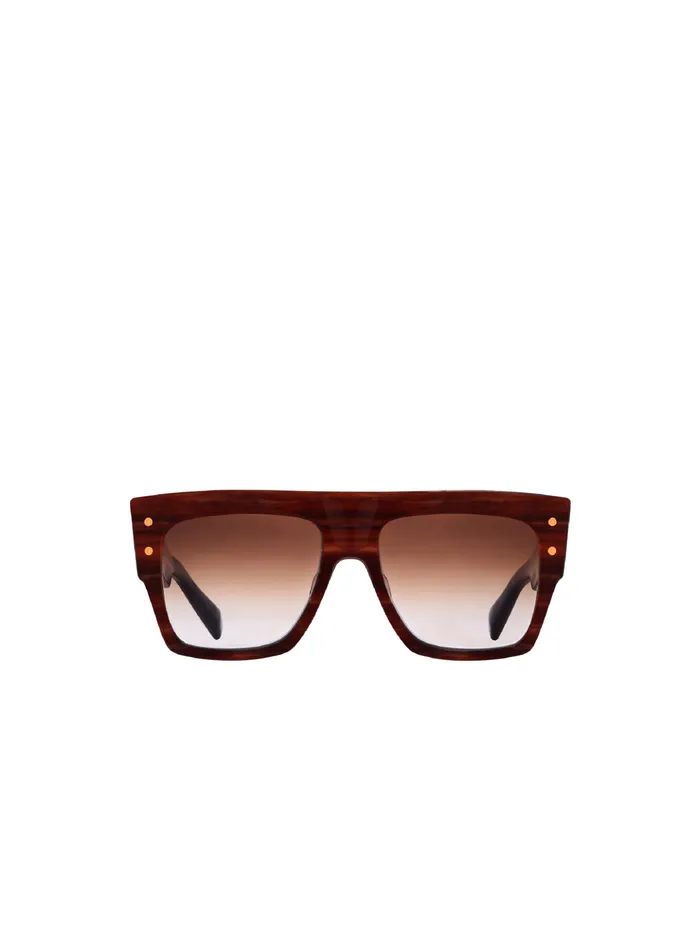 BI Sunglasses Brown WomenMen Balmain Eyewear