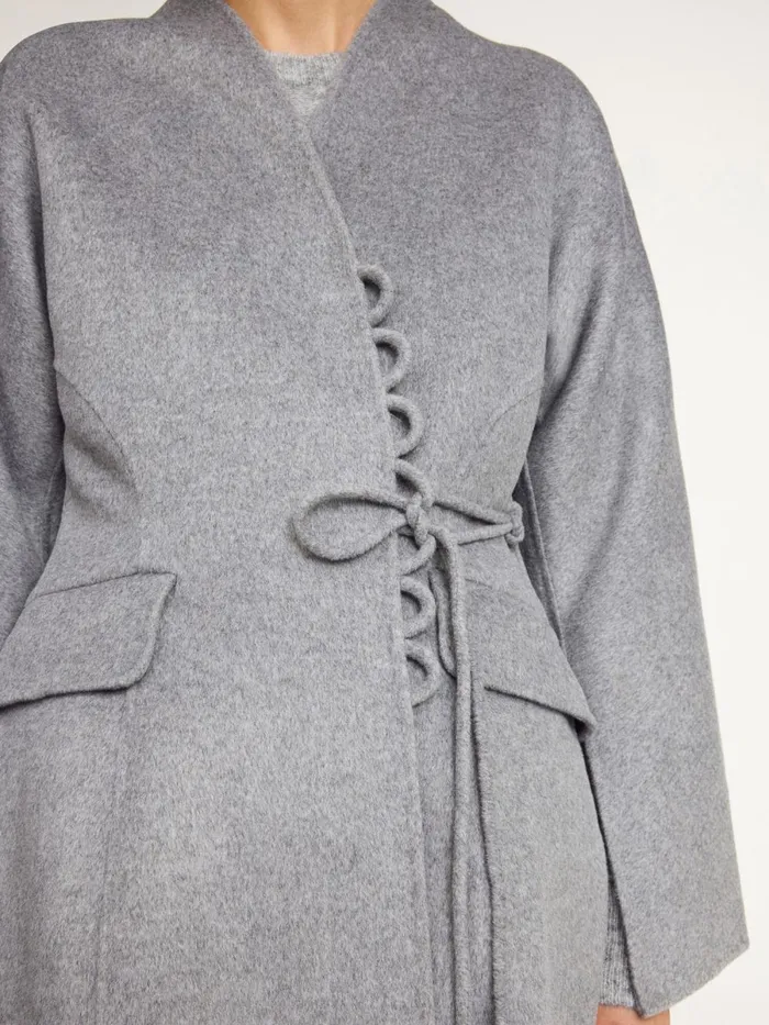 Blazers Women By Malene Birger Lalou Wool Blazer Grey Melange
