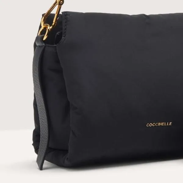 Boheme Puffy Nylon Noir Women Coccinelle Top Handle Bag