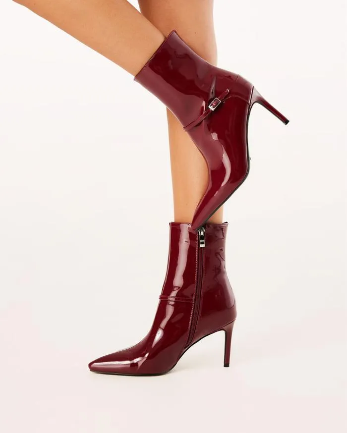 Boots Billini Ankle Boots RAYNE CHERRY PATENT