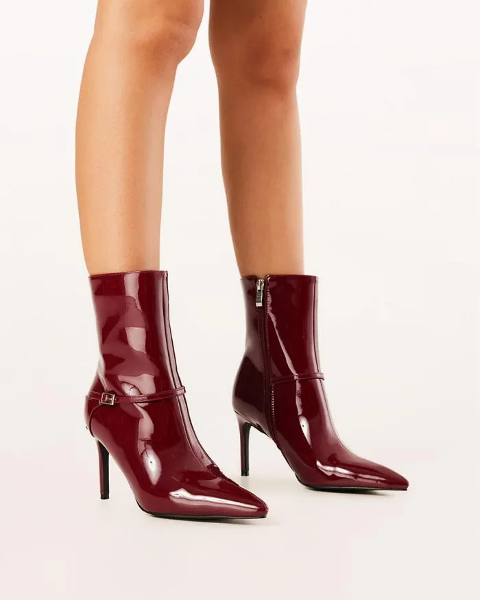 Boots Billini Ankle Boots RAYNE CHERRY PATENT