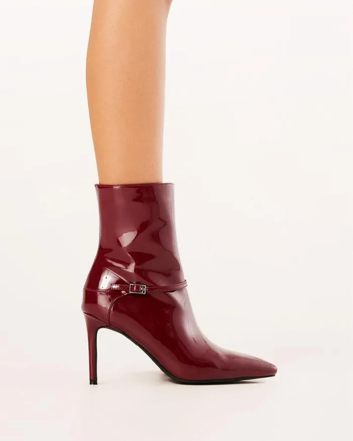 Boots Billini Ankle Boots RAYNE CHERRY PATENT