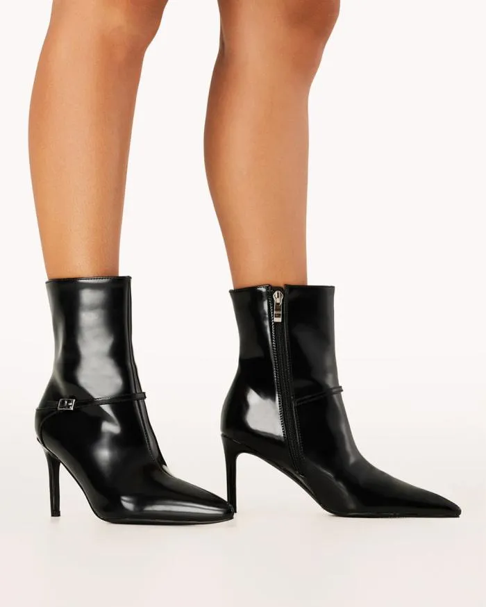 Boots Billini Ankle Boots RAYNE JET SHINE