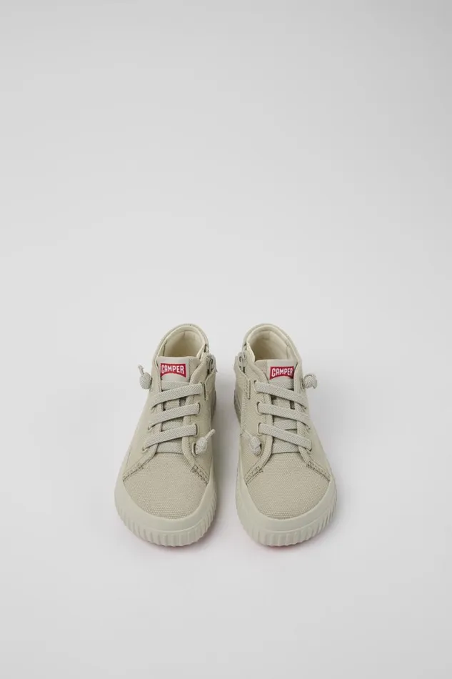 Boots Kids Camper Peu Roda Gray Textile Sneakers