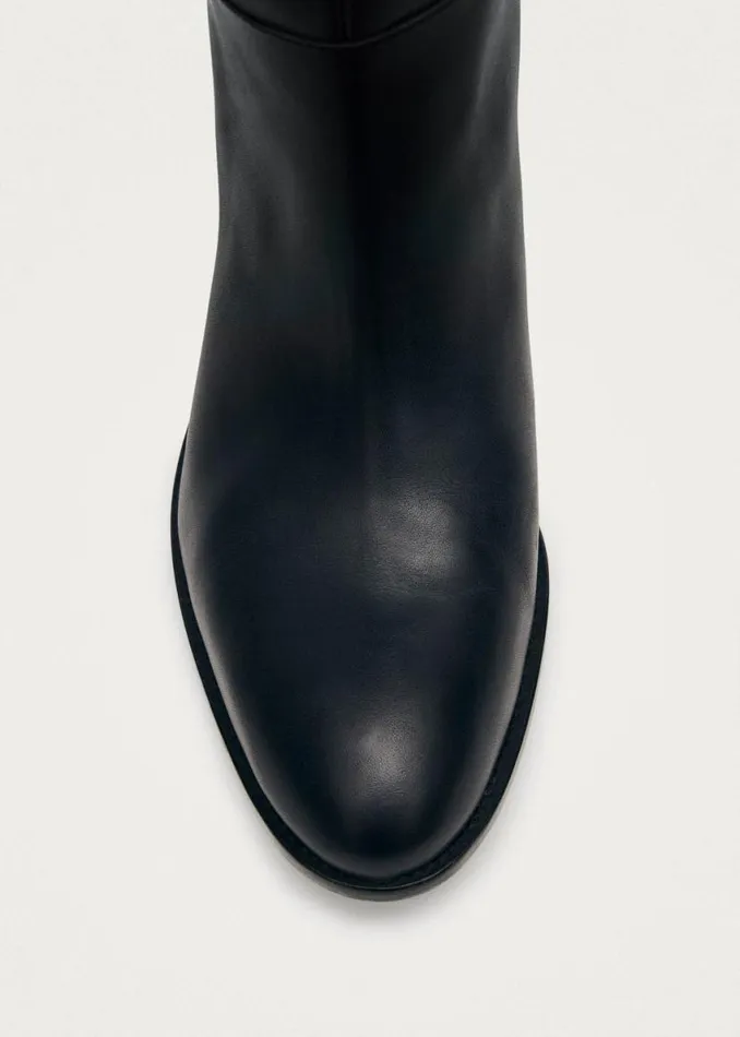 Boots Women ALOHAS Billie Black Leather Boots