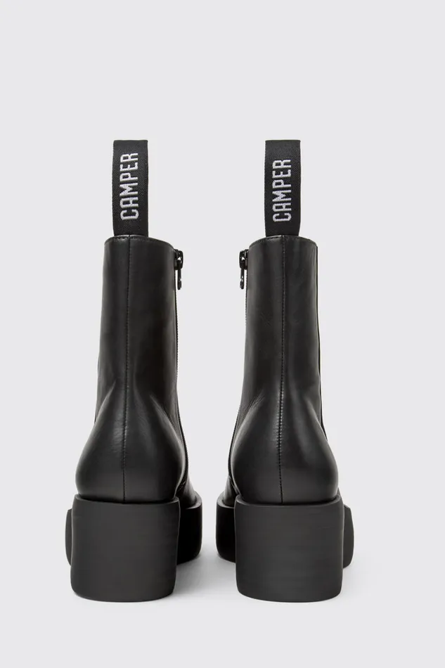 Boots Women Camper Billie Black Leather Boots Boots Women Camper Billie Black Leather Boots
