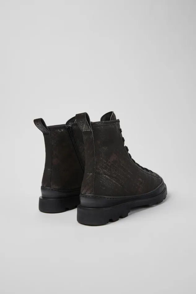 Boots Women Camper Brutus Blackbrown Brushed Nubuck Boots Boots Women Camper Brutus Blackbrown Brushed Nubuck Boots