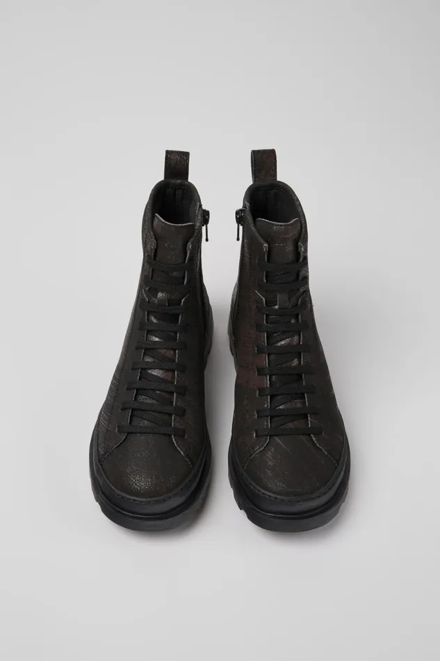 Boots Women Camper Brutus Blackbrown Brushed Nubuck Boots Boots Women Camper Brutus Blackbrown Brushed Nubuck Boots