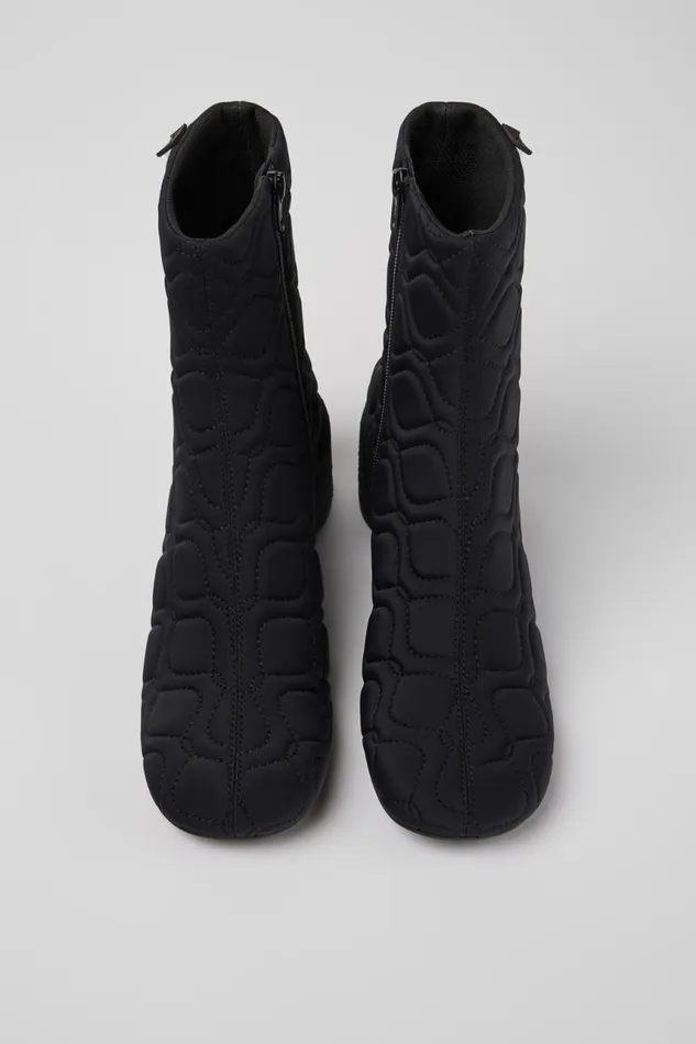 Boots Women Camper Niki Black Textile Boots Boots Women Camper Niki Black Textile Boots