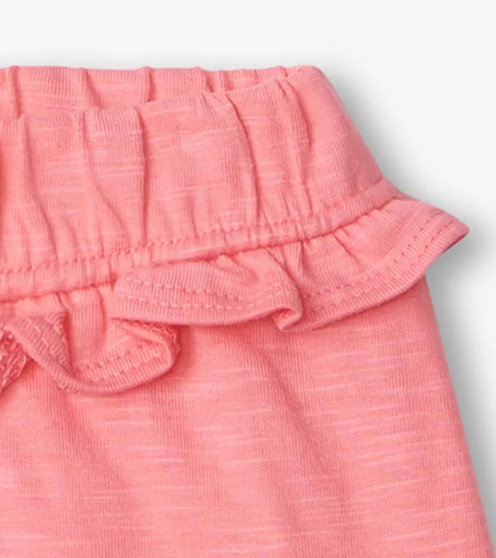 Bottoms Baby and Toddler Hatley Baby and Toddler Girls Pink Ruffle Shorts