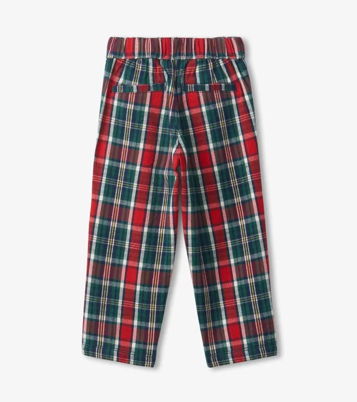 Bottoms Baby and Toddler Hatley Christmas Plaid Straight Leg Pants