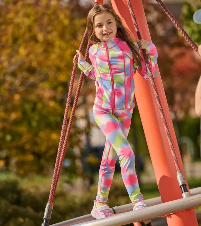 Bottoms Girls Hatley Girls Jelly Bean Active Leggings