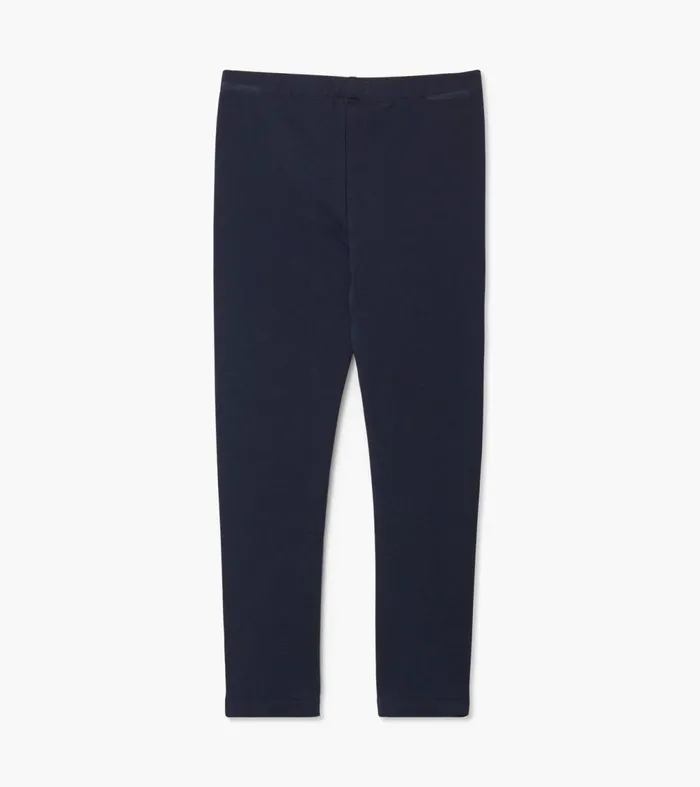 Bottoms Girls Hatley Girls Navy Cozy Leggings