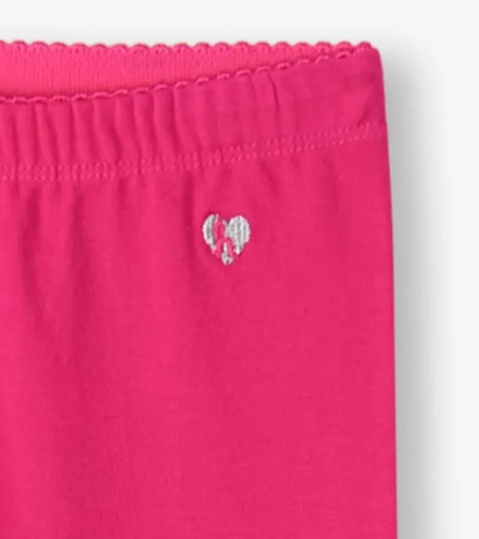 Bottoms Girls Hatley Girls Pink Leggings