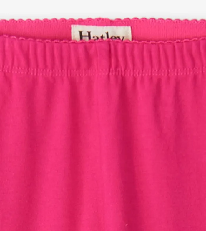 Bottoms Girls Hatley Girls Pink Leggings