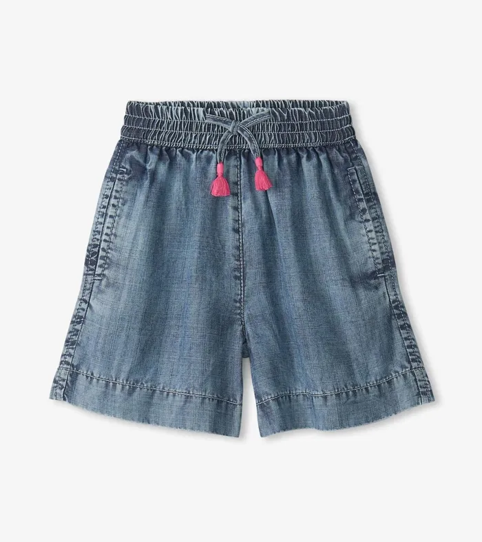 Bottoms Girls Hatley Girls Tencel Flairy Shorts