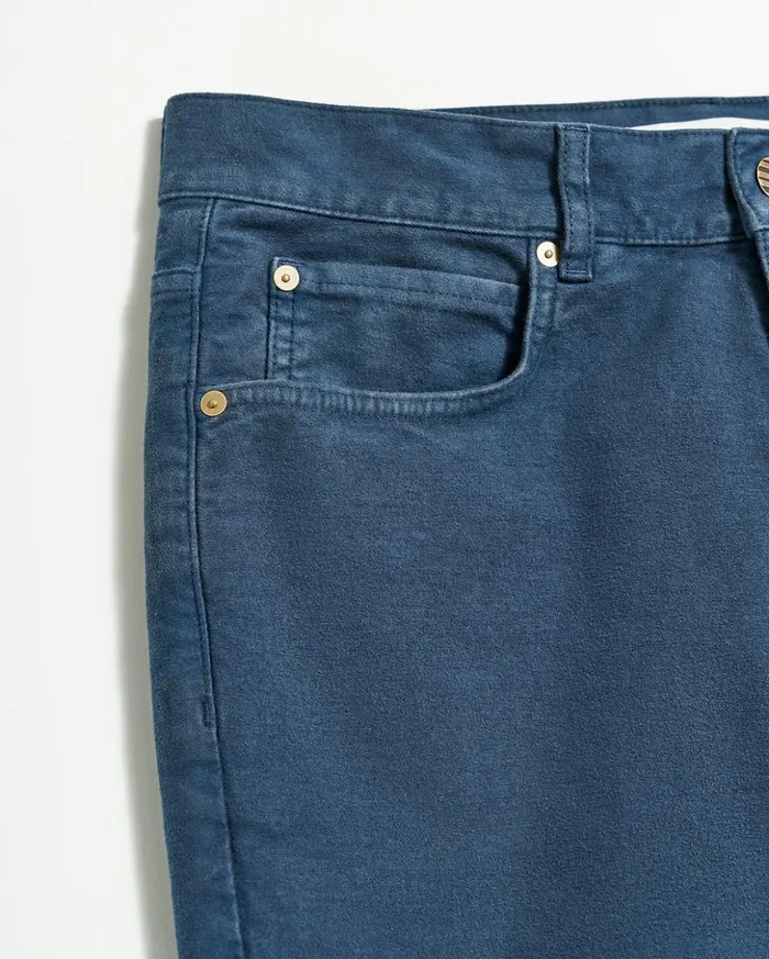 Bottoms Men Billy Reid Moleskin Jean Carbon Blue