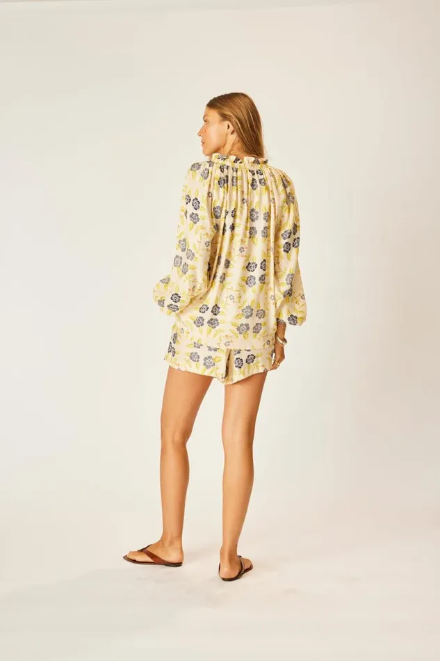 Bottoms Shop Natalie Martin JASPER SHORT Prairie Indigo
