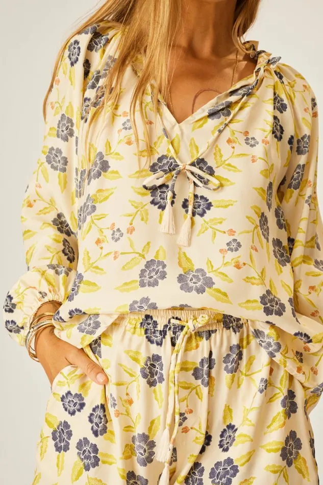 Bottoms Shop Natalie Martin JASPER SHORT Prairie Indigo