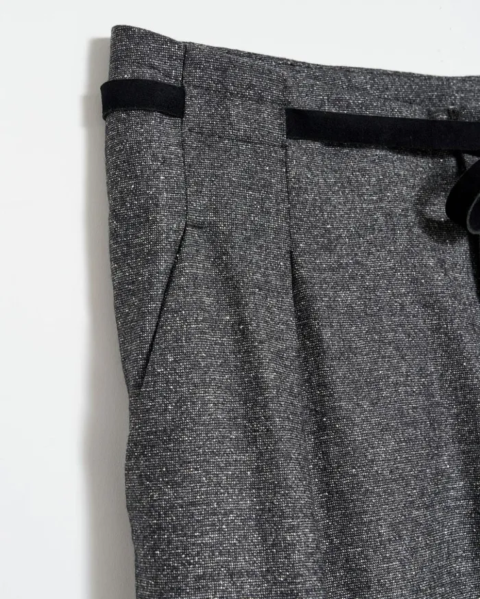 Bottoms Women Billy Reid Tapered Pleat Pant Charcoal