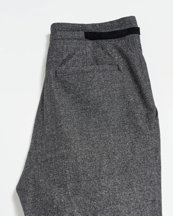 Bottoms Women Billy Reid Tapered Pleat Pant Charcoal
