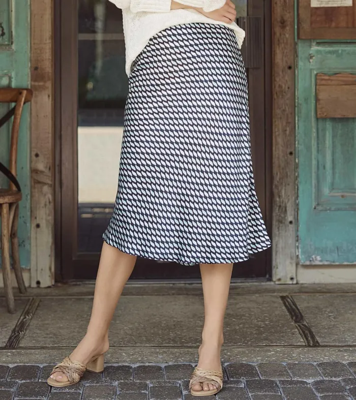 Bottoms Women Hatley Grace Midi Skirt 8211 Graphic Leaves